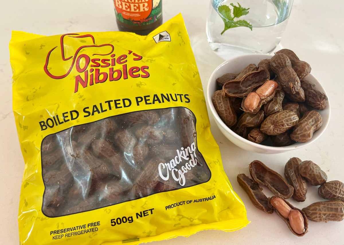 7 x Ossie Nibbles Boiled Peanuts – Ossies Nibbles